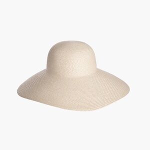 Elegant Cream Eric Javits Wide-Brimmed Hat